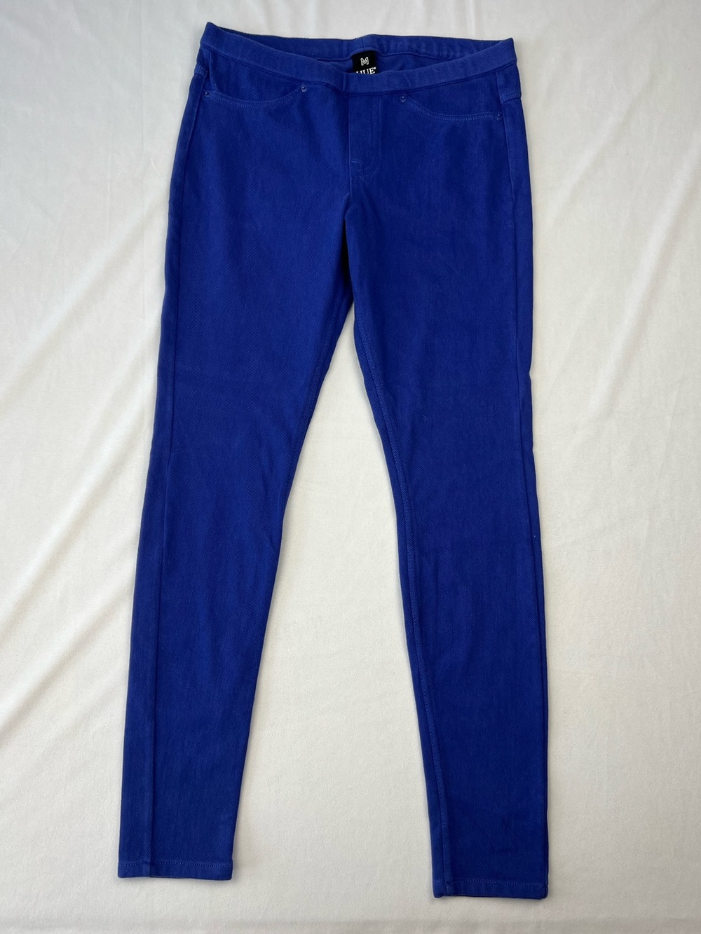 HUE Royal Blue Ponte Leggings Jeggings - Size Medium
